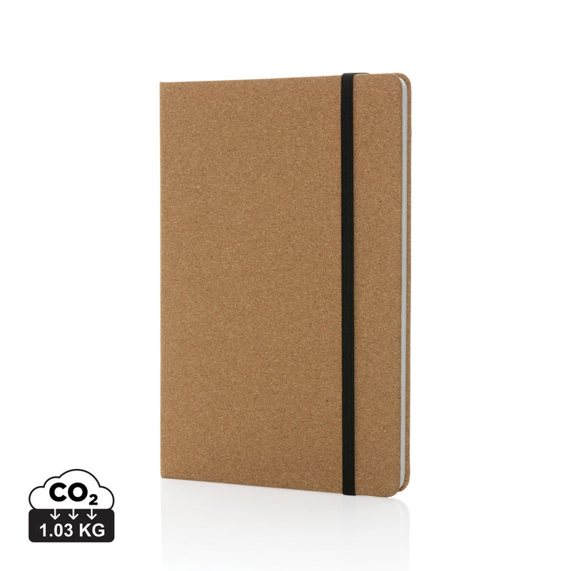 Load image into Gallery viewer, Stoneleaf A5 cork and stonepaper notebook by XD Collection, showing its textured cork cover and eco-friendly pages.