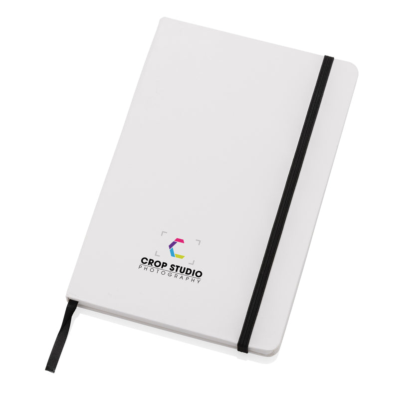 Load image into Gallery viewer, Craftstone A5 recycled kraft and stonepaper notebook by XD Collection, featuring a durable cover and eco-friendly design.