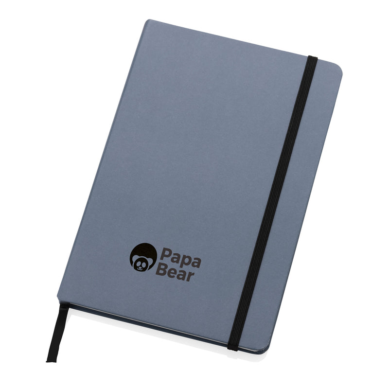 Load image into Gallery viewer, Recycled kraft and stonepaper notebook from XD Collection, Craftstone A5 portfolio with durable cover and eco-friendly design.