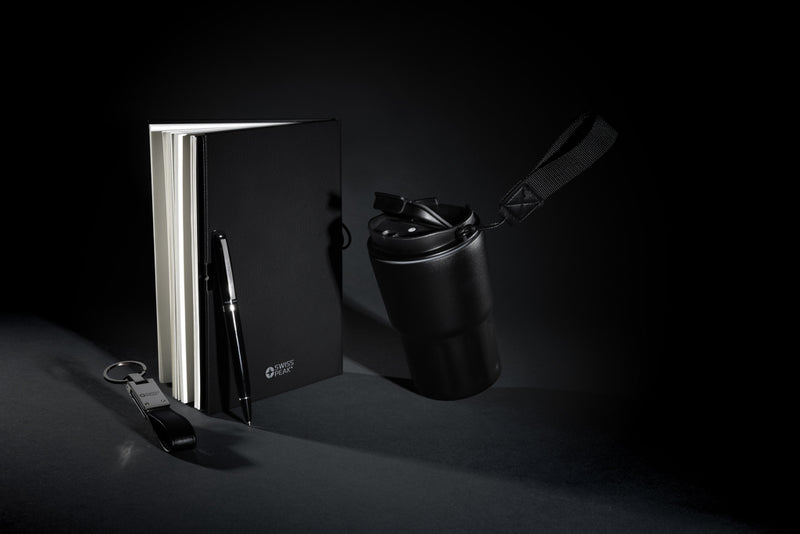 Load image into Gallery viewer, Swiss Peak RCS certified deluxe business gift set w/ tumbler-Portfolios & Notebooks