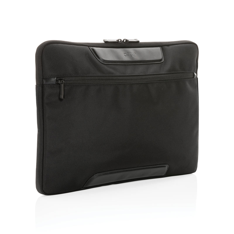 Load image into Gallery viewer, Swiss Peak AWARE™ RPET Voyager 15.6" laptop sleeve - Custom Wood Designs