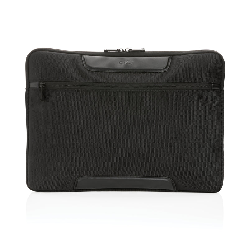 Load image into Gallery viewer, Swiss Peak AWARE™ RPET Voyager 15.6" laptop sleeve - Custom Wood Designs