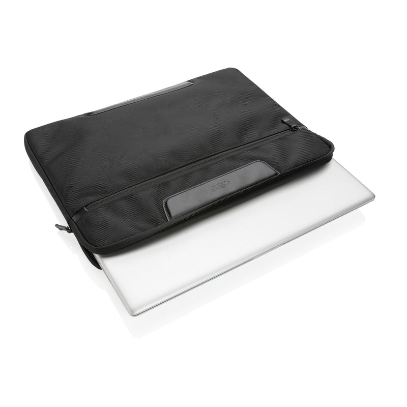 Load image into Gallery viewer, Swiss Peak AWARE™ RPET Voyager 15.6" laptop sleeve - Custom Wood Designs