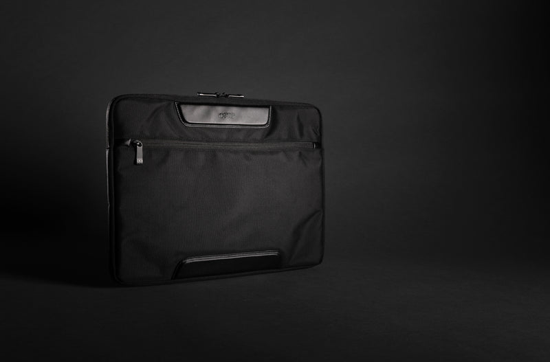 Load image into Gallery viewer, Swiss Peak AWARE™ RPET Voyager 15.6" laptop sleeve - Custom Wood Designs