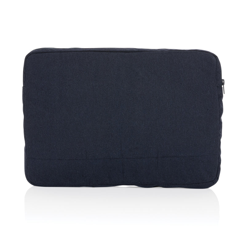 Load image into Gallery viewer, XD Collection Laluka AWARE™ recycled cotton 15.6-inch laptop sleeve with soft interior and eco-friendly design.