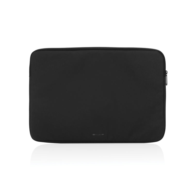 Load image into Gallery viewer, XD Xclusive Armond AWARE™ RPET 15.6 inch laptop sleeve in protective fabric, shown with zipper closure and sleek design.