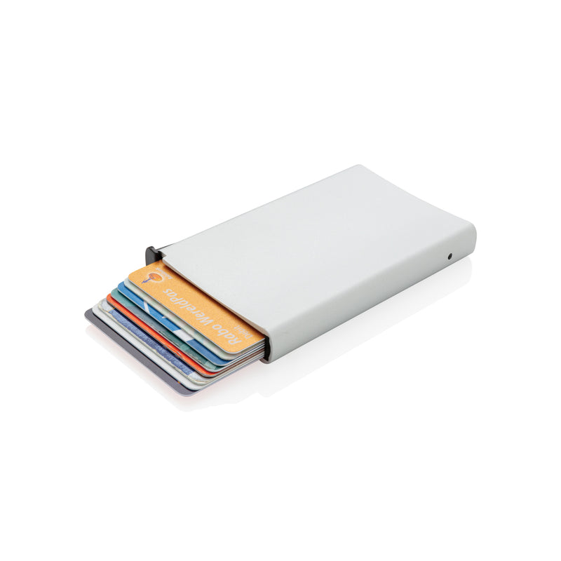 Load image into Gallery viewer, Standard aluminium RFID cardholder by XD Collection, compact travel bag with secure card storage in a sleek design.