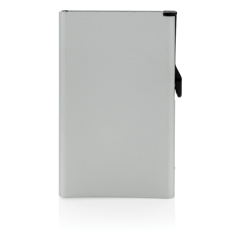 Load image into Gallery viewer, Standard aluminium RFID cardholder by XD Collection, compact travel bag featuring secure card storage and sleek metal design.