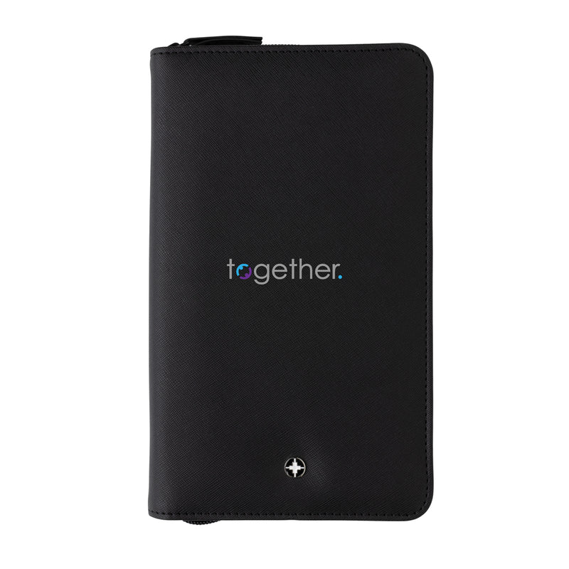 Load image into Gallery viewer, Swiss Peak Heritage RCS rPU RFID travel wallet - Custom Wood Designs