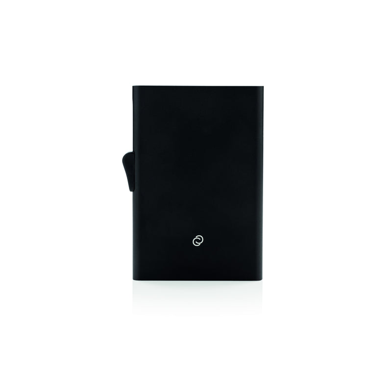 Load image into Gallery viewer, C-Secure aluminium RFID card holder with secure slot for cards, compact travel bag accessory for safe card storage.