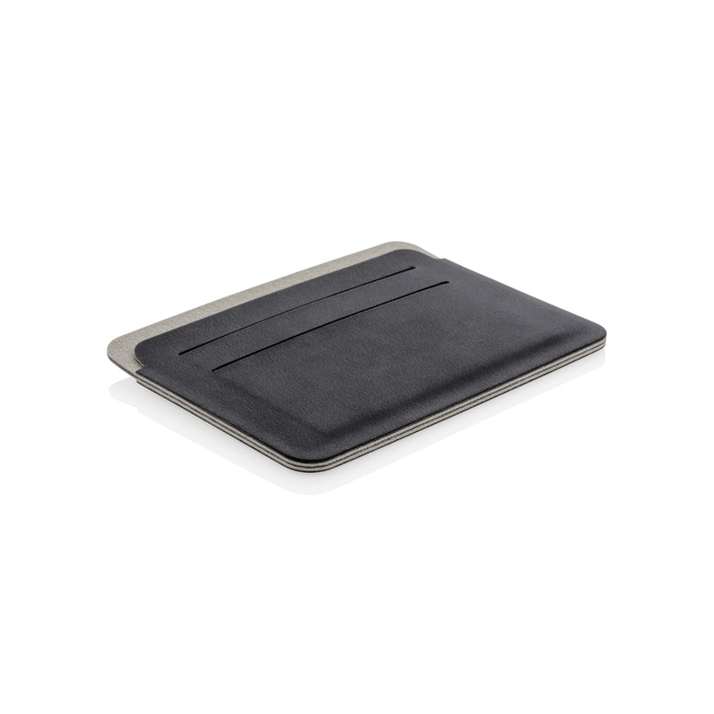 Load image into Gallery viewer, XD Xclusive Quebec RFID safe cardholder in black with multiple card slots, ideal for secure travel and everyday use.
