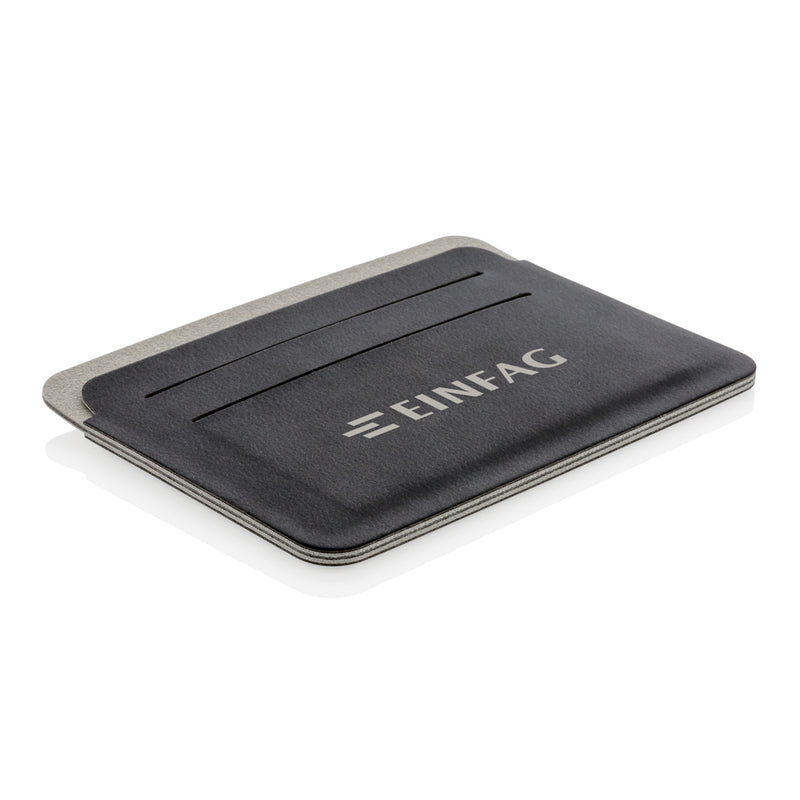 Load image into Gallery viewer, XD Xclusive Quebec RFID safe cardholder in black with multiple card slots, designed for secure travel and everyday use.