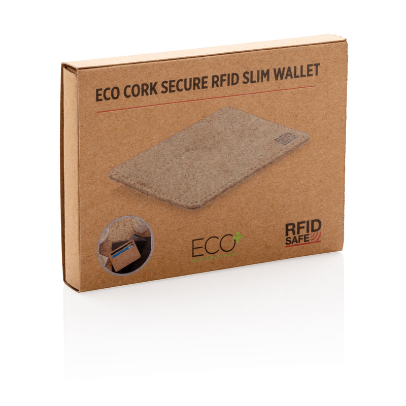 Load image into Gallery viewer, XD Collection Cork secure RFID slim wallet from Bags & Travel collection, showing the slim, eco-friendly cork design with RFID protection.