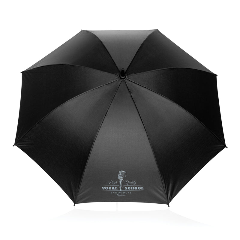 Load image into Gallery viewer, Swiss Peak Aware™ ultra-light 25-inch aluminum manual umbrella opened, showing its compact design and sturdy frame.