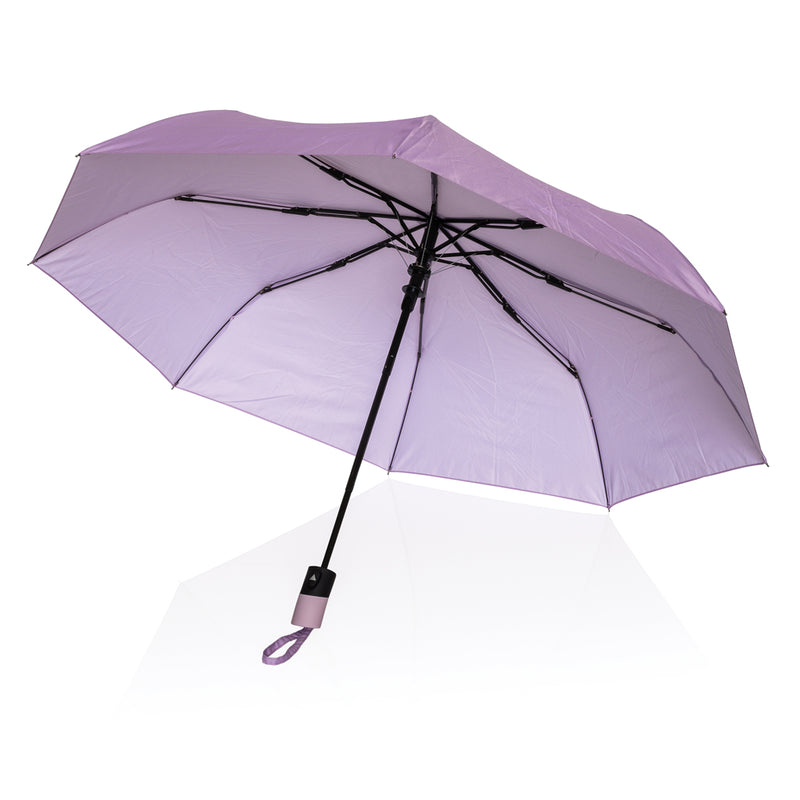 Load image into Gallery viewer, XD Collection 21-inch Impact AWARE™ mini auto open umbrella with 190T fabric, compact and lightweight for easy carrying.