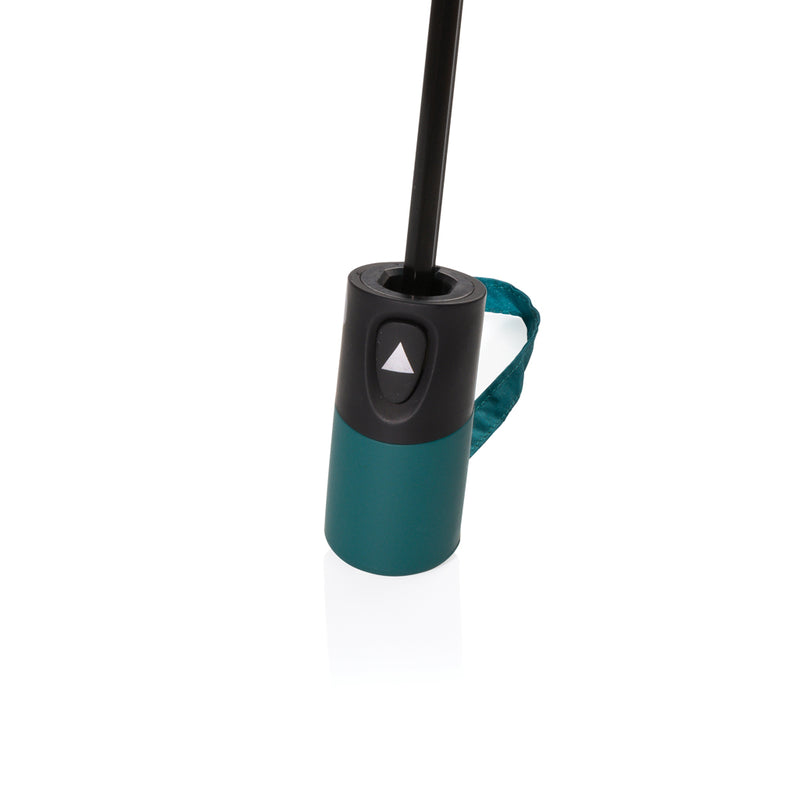 Load image into Gallery viewer, XD Collection 21-inch Impact AWARE™ mini auto open umbrella with 190T canopy, compact design, and sturdy auto-open mechanism.