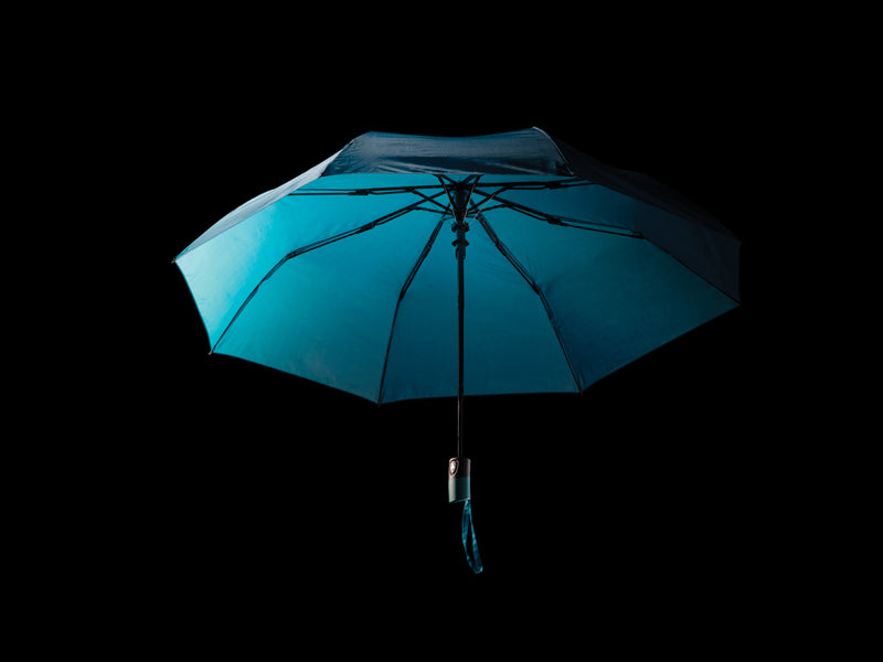Load image into Gallery viewer, 21-inch Impact AWARE™ mini auto open umbrella by XD Collection, featuring compact design and durable 190T fabric.