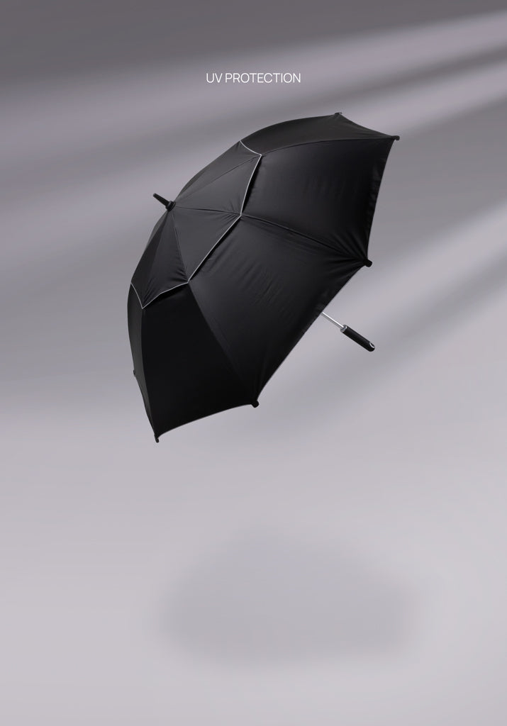 Load image into Gallery viewer, 27-inch Hurricane storm umbrella by XD Xclusive with sturdy construction and large canopy for wind resistance and rain protection.