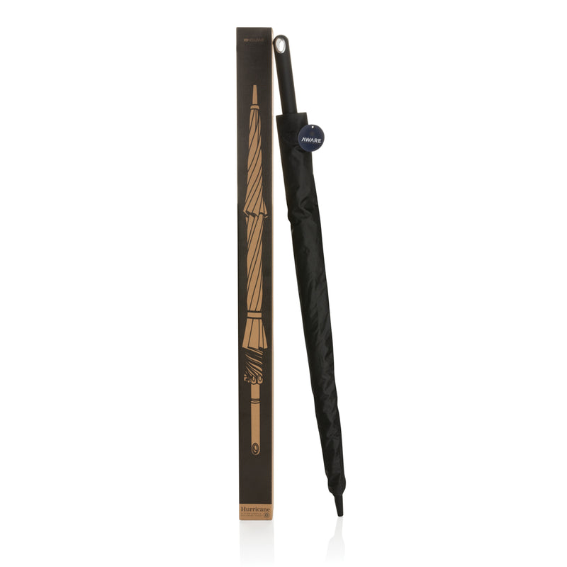 Load image into Gallery viewer, XD Xclusive 27-inch Hurricane storm umbrella open showcasing sturdy canopy and wind-resistant design in vibrant colors.
