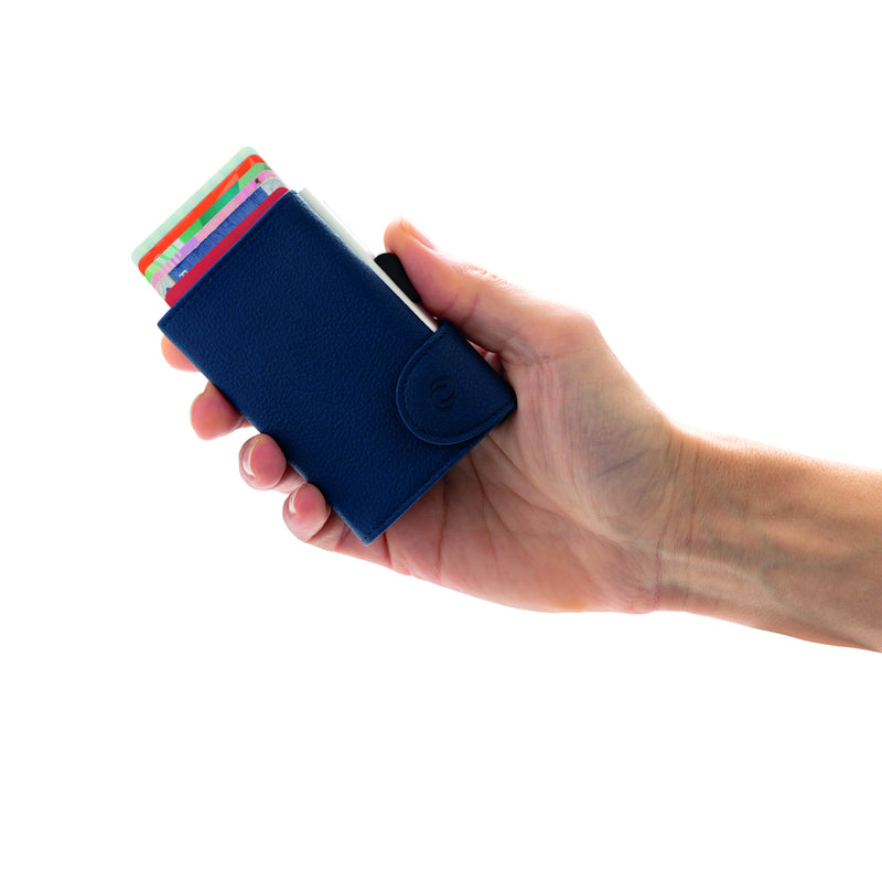 Load image into Gallery viewer, C-Secure RFID card holder and wallet made of durable material, featuring multiple card slots and compact travel-friendly design.