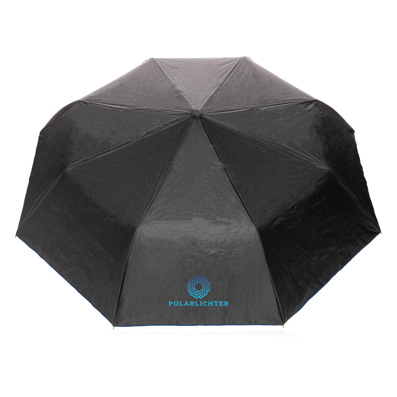 Load image into Gallery viewer, 21-inch XD Collection Impact AWARE™ RPET mini umbrella with dual-color 190T pongee fabric, compact and lightweight.