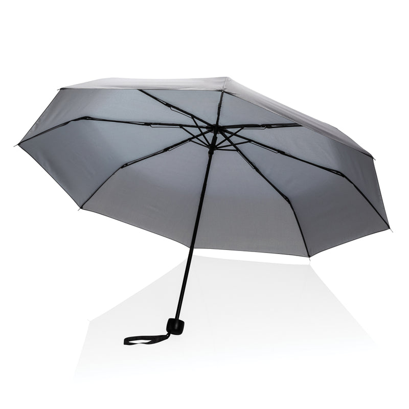 Load image into Gallery viewer, 20.5-inch Impact AWARE™ RPET mini umbrella by XD Collection with a compact design and colorful canopy, ideal for travel.