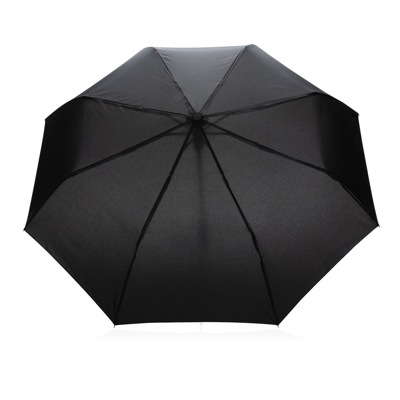 Load image into Gallery viewer, 21-inch Impact AWARE™ RPET mini auto open umbrella by XD Collection, featuring a compact design and rain-resistant fabric.