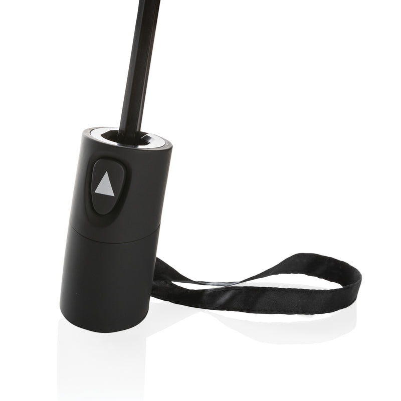Load image into Gallery viewer, 21-inch Impact AWARE™ RPET mini auto open umbrella by XD Collection with a compact design and vibrant fabric.
