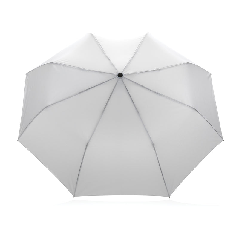 Load image into Gallery viewer, 21-inch Impact AWARE™ RPET mini auto open umbrella by XD Collection, featuring compact design and durable 190T fabric.