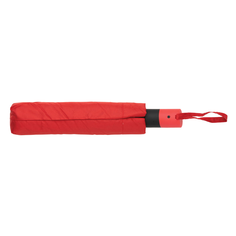 Load image into Gallery viewer, 21-inch Impact AWARE™ RPET mini auto open umbrella by XD Collection, with compact design and vibrant canopy.