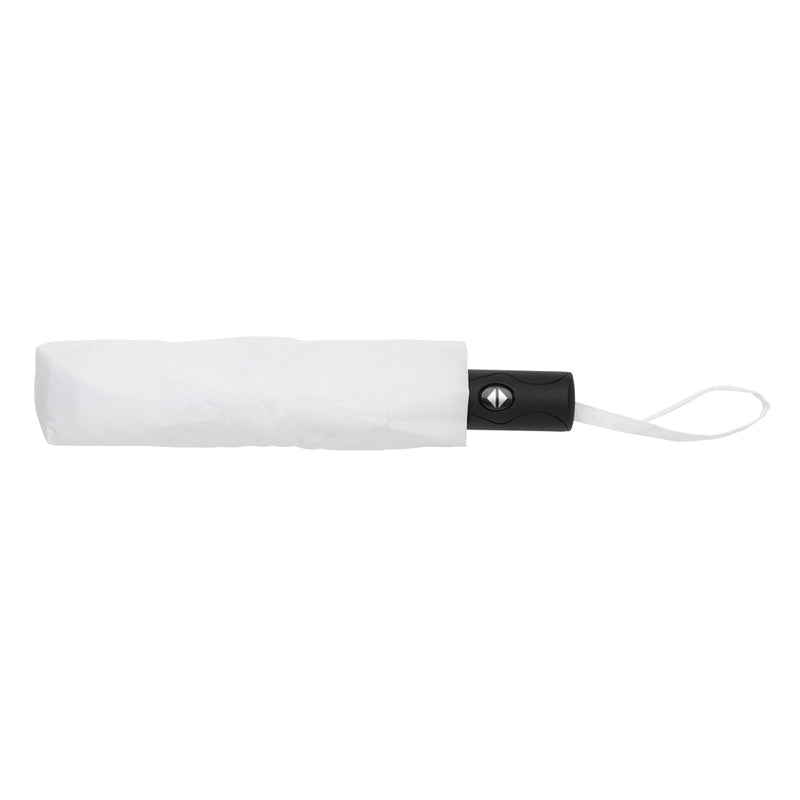 Load image into Gallery viewer, 21-inch Impact AWARE™ RPET auto open/close umbrella by XD Collection, featuring durable 190T fabric and compact design.