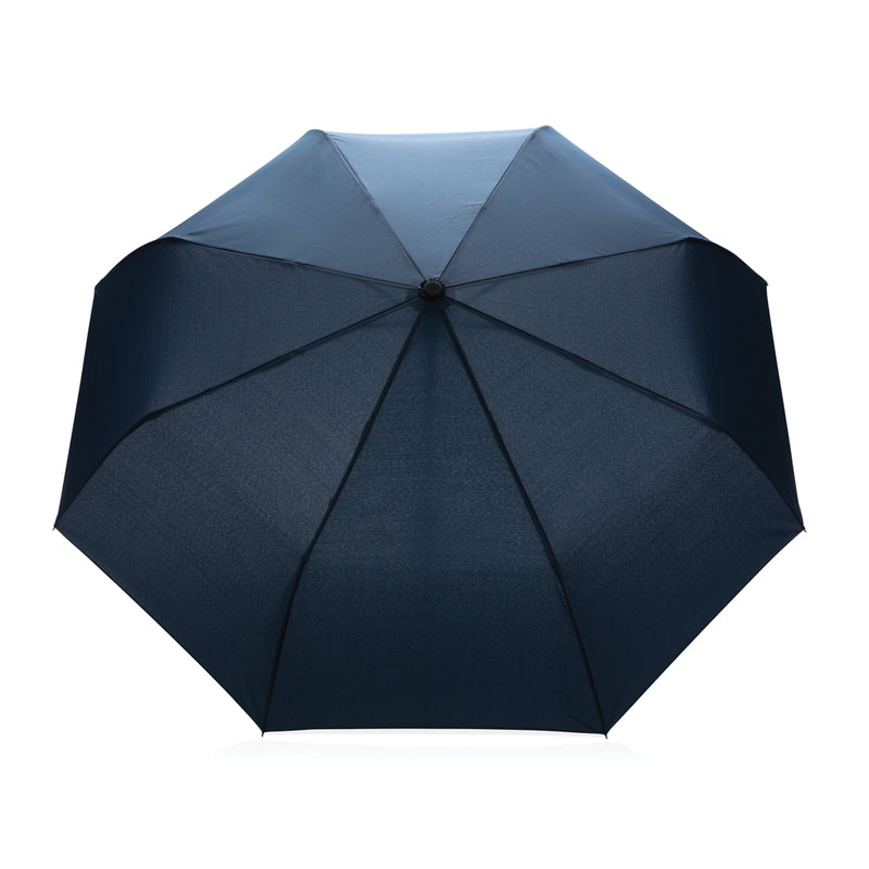 Load image into Gallery viewer, 21-inch Impact AWARE™ RPET auto open/close umbrella by XD Collection, with durable fabric and compact design.