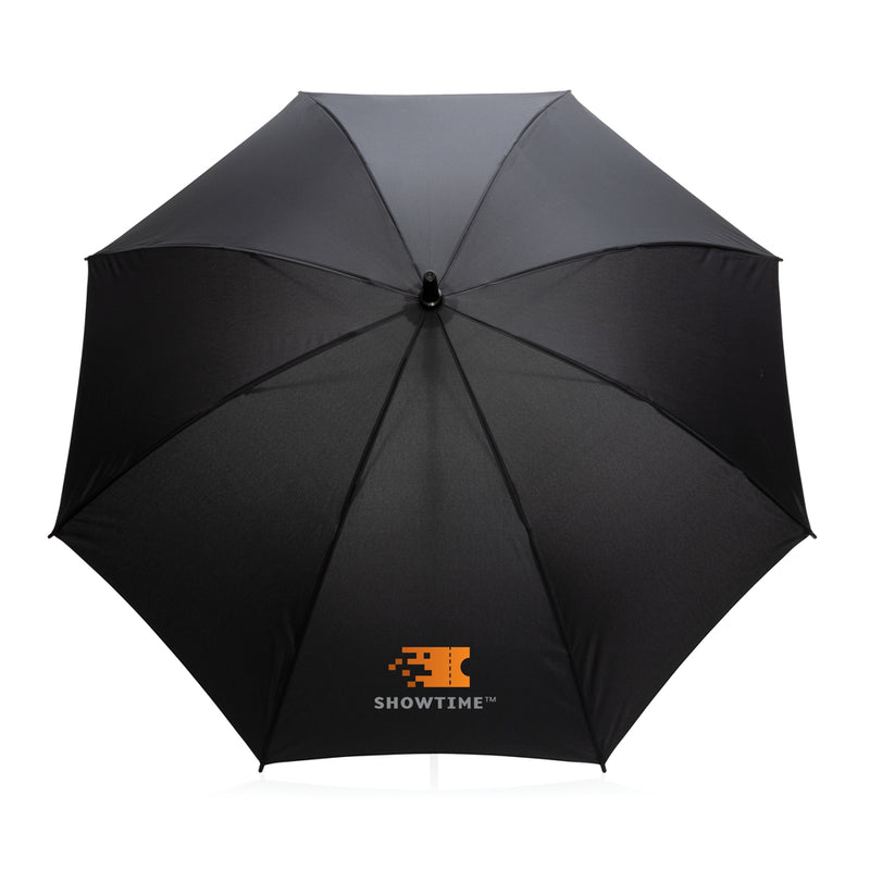 Load image into Gallery viewer, 23-inch Impact AWARE™ RPET storm-proof umbrella by XD Collection, featuring durable 190T fabric and wind-resistant design.