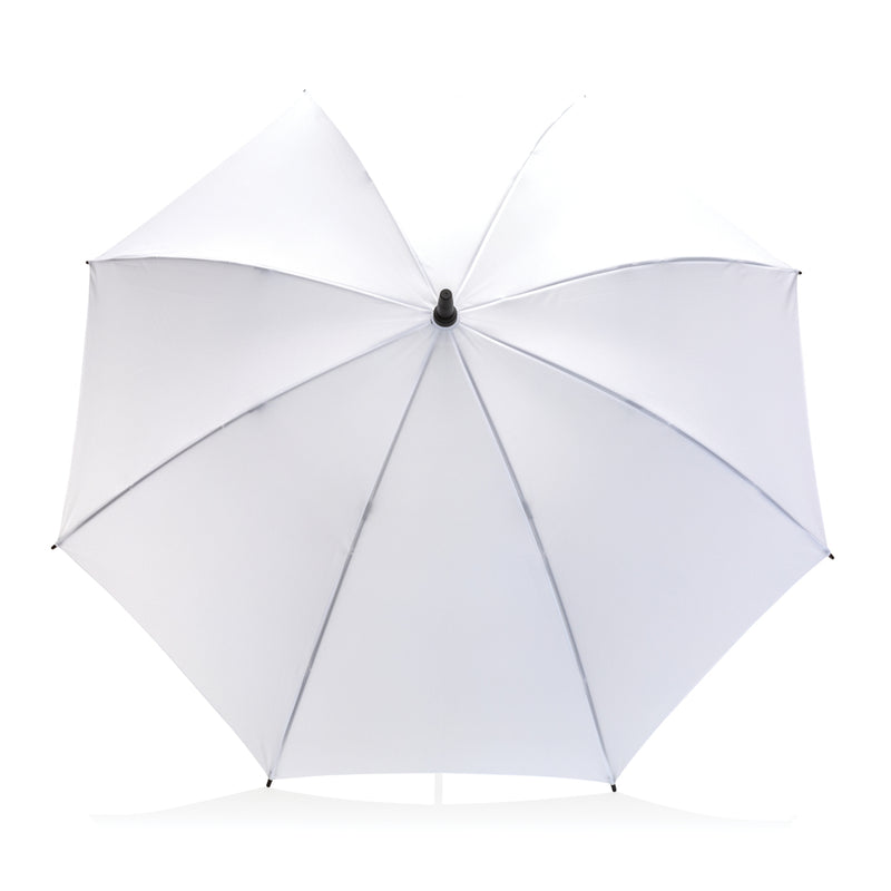 Load image into Gallery viewer, 23-inch Impact AWARE™ RPET storm-proof umbrella by XD Collection, featuring a durable canopy and sturdy handle.