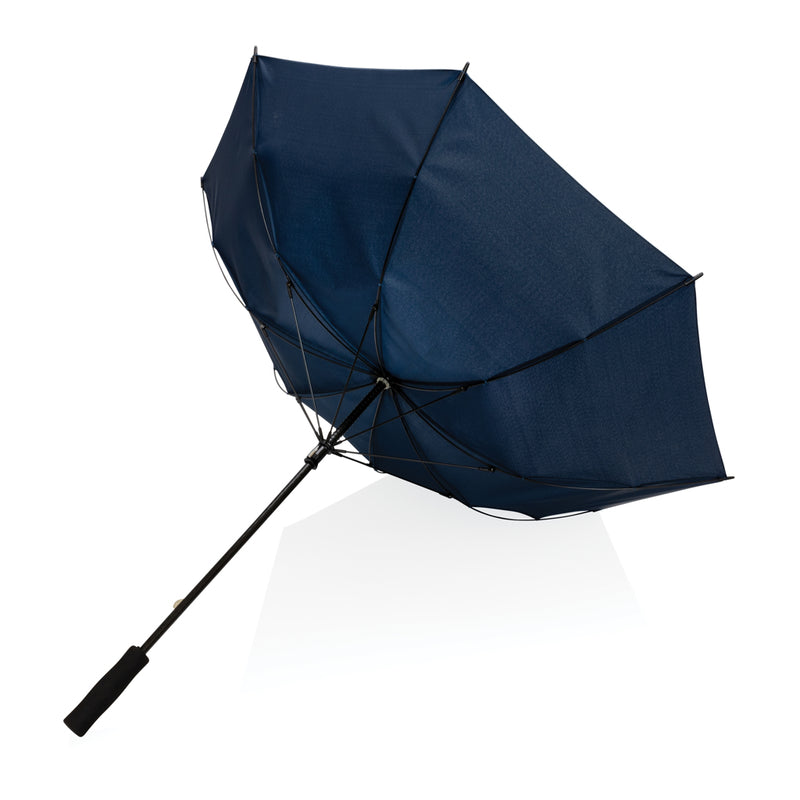Load image into Gallery viewer, 23-inch Impact AWARE™ RPET storm-proof umbrella by XD Collection, featuring durable fabric and sturdy frame for weather protection.