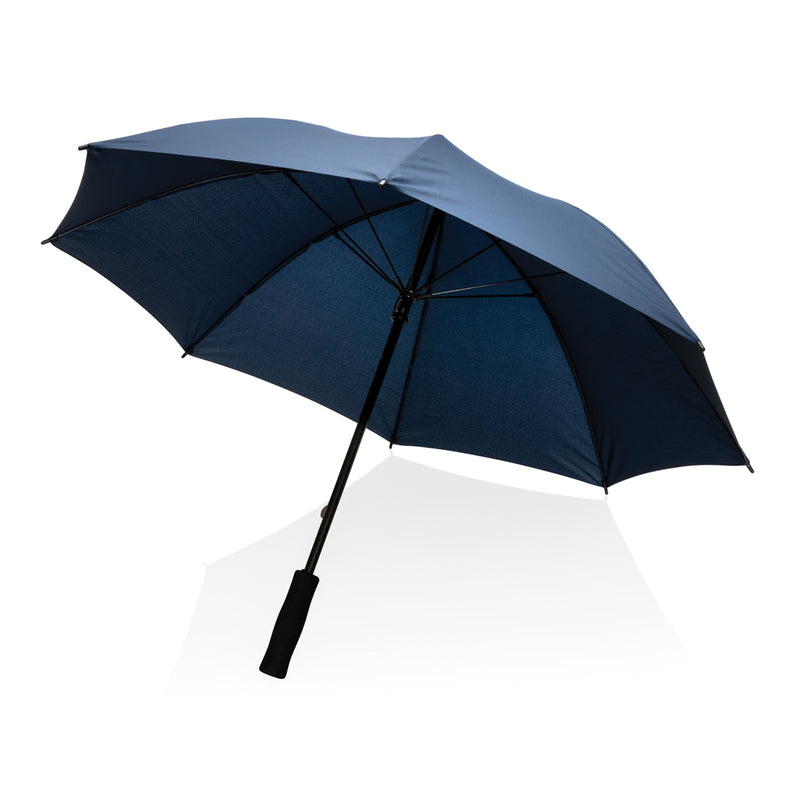 Load image into Gallery viewer, XD Collection 23-inch Impact AWARE™ RPET storm-proof umbrella with 190T polyester canopy, durable and weather-resistant.