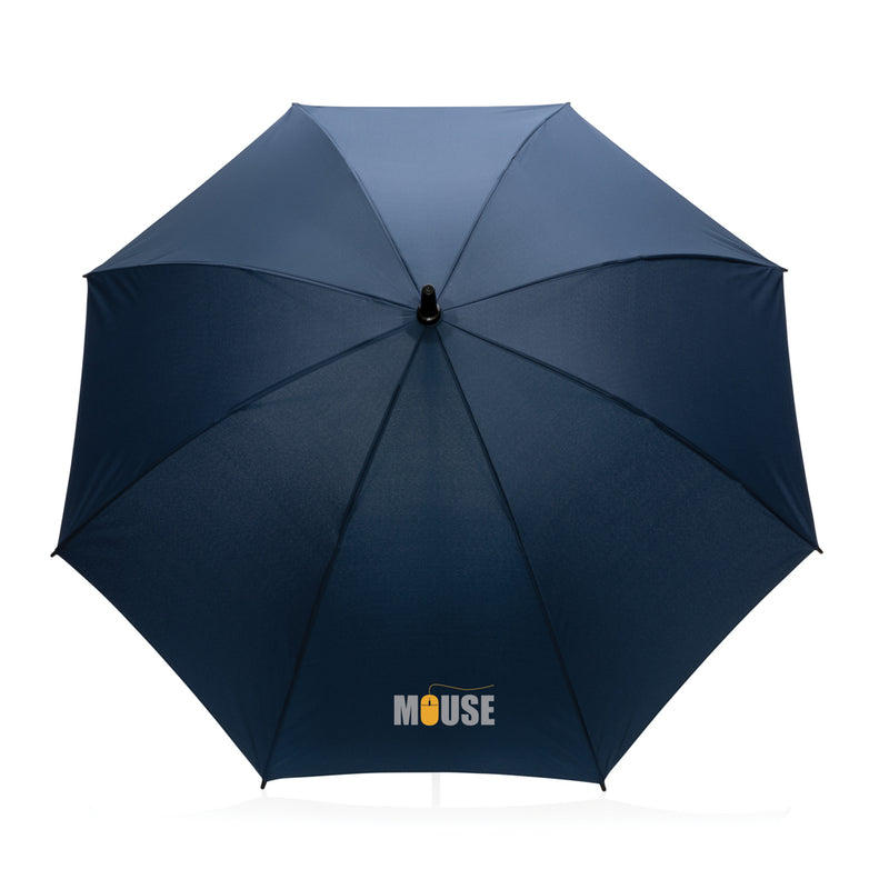 Load image into Gallery viewer, 23-inch Impact AWARE™ RPET storm-proof umbrella by XD Collection, featuring durable 190T fabric and wind-resistant design.