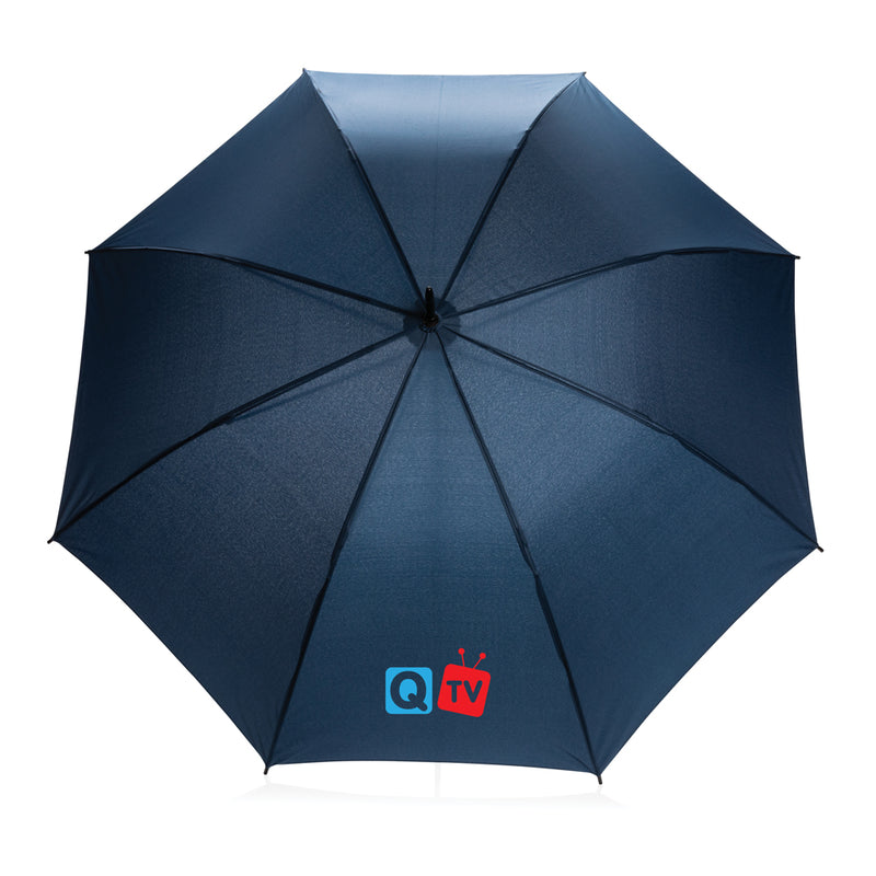 Load image into Gallery viewer, 23-inch Impact AWARE™ RPET auto open umbrella by XD Collection, featuring a compact design and durable 190T polyester canopy.