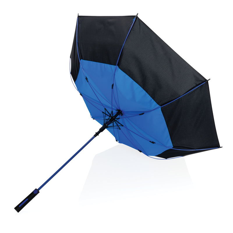 Load image into Gallery viewer, 27-inch Impact AWARE™ RPET stormproof umbrella by XD Collection, auto open with durable 190T fabric in a sleek design
