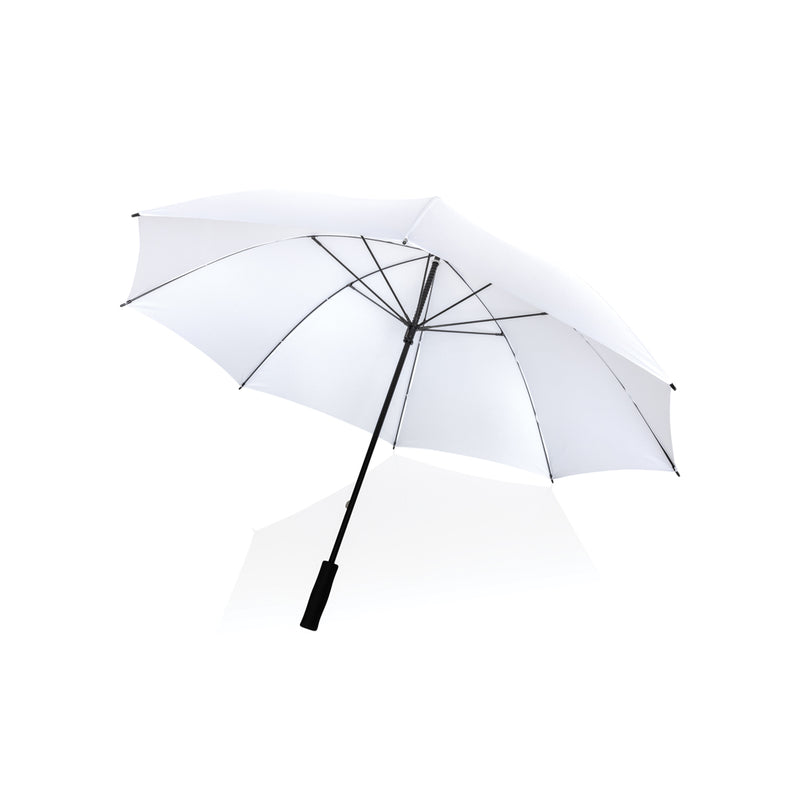 Load image into Gallery viewer, 30-inch Impact AWARE™ RPET storm-proof umbrella by XD Collection, featuring durable fabric and sturdy frame for rainy weather.