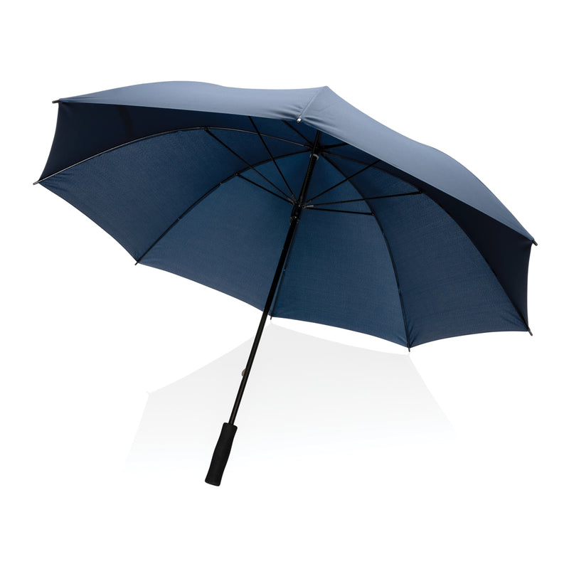 Load image into Gallery viewer, 30-inch Impact AWARE™ RPET storm-proof umbrella from XD Collection, featuring durable 190T fabric and wind-resistant design.