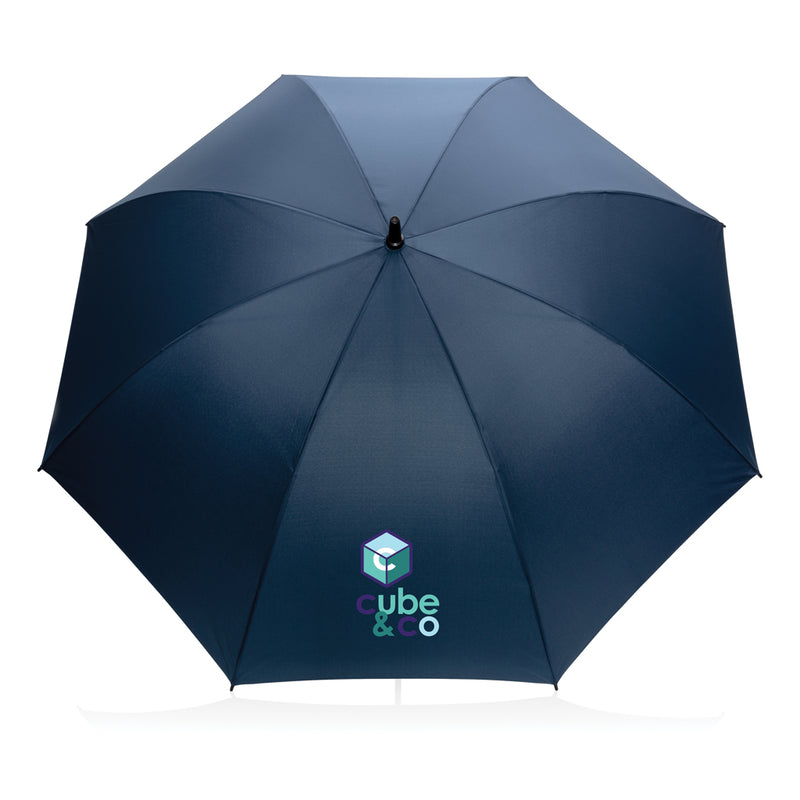 Load image into Gallery viewer, 30-inch Impact AWARE™ RPET stormproof umbrella by XD Collection, lightweight and durable with rain-resistant canopy.