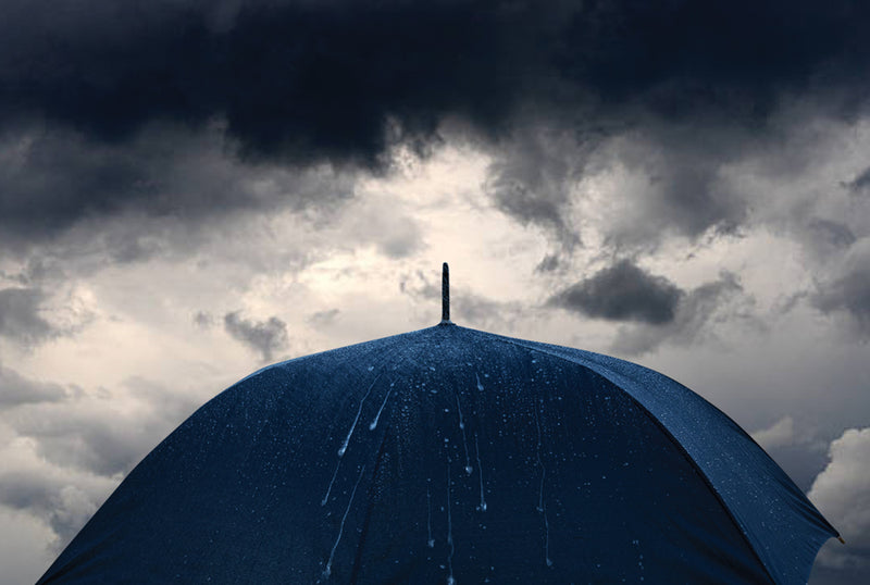 Load image into Gallery viewer, 30" Impact AWARE™ RPET 190T Storm proof umbrella - Custom Wood Designs