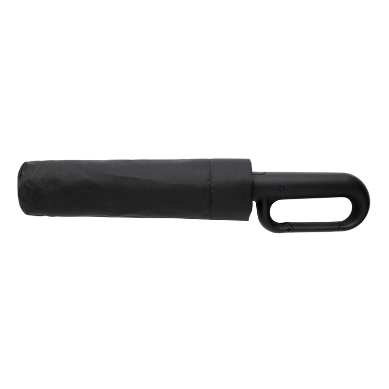 Load image into Gallery viewer, Yara 21" AWARE™ RPET solid colour umbrella with carabiner - Custom Wood Designs
