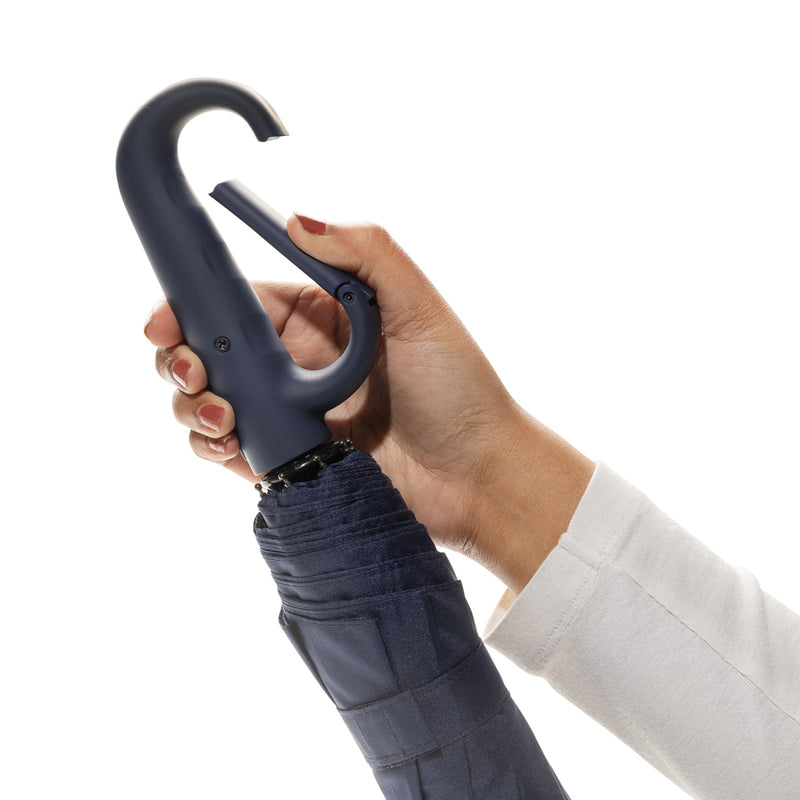 Load image into Gallery viewer, Yara 21" AWARE™ RPET solid colour umbrella with carabiner - Custom Wood Designs