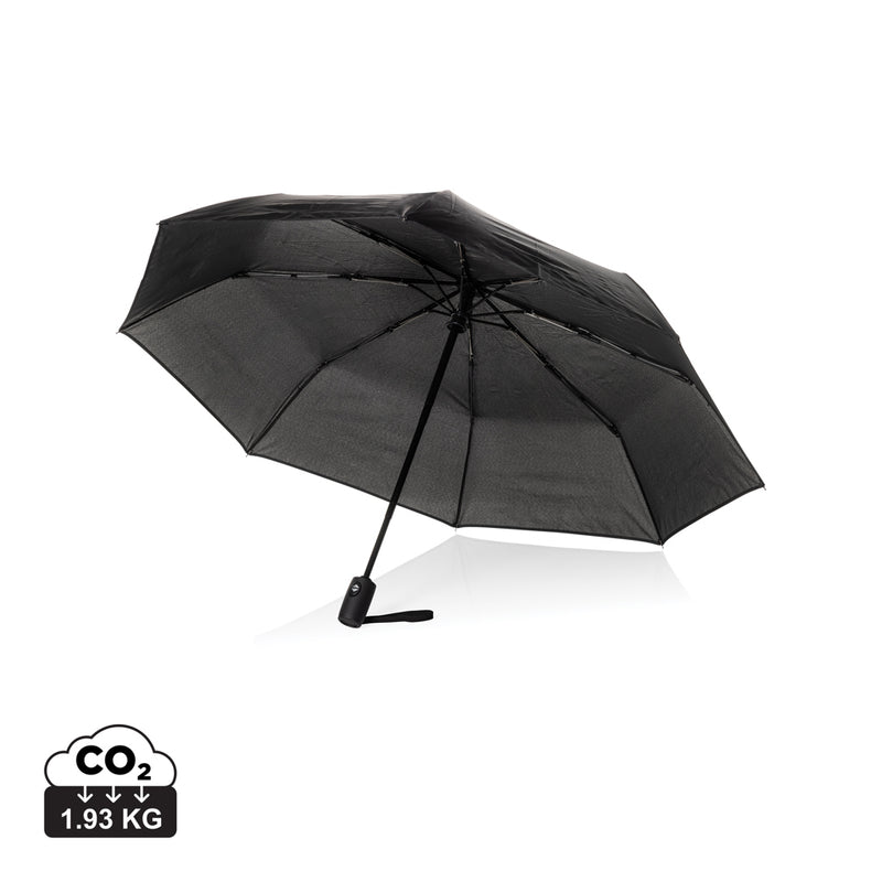 Load image into Gallery viewer, Swiss Peak Vito Aware™ RPET 21 inch auto open/close umbrella - Custom Wood Designs