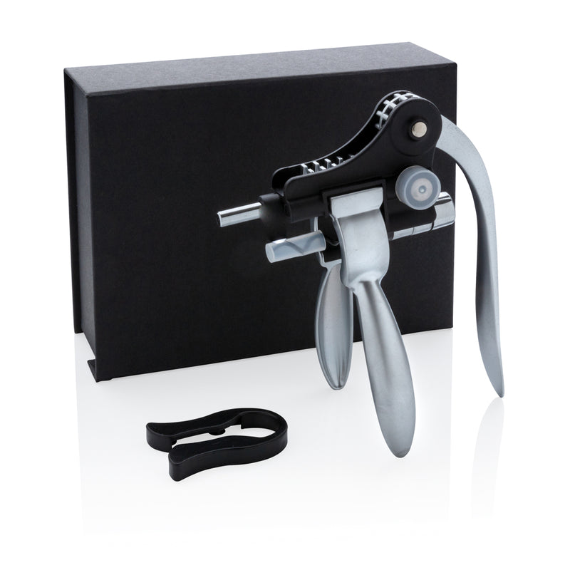 Load image into Gallery viewer, XD Collection Executive pull-it corkscrew for wine bottles, with ergonomic handle and metal corkscrew tool.