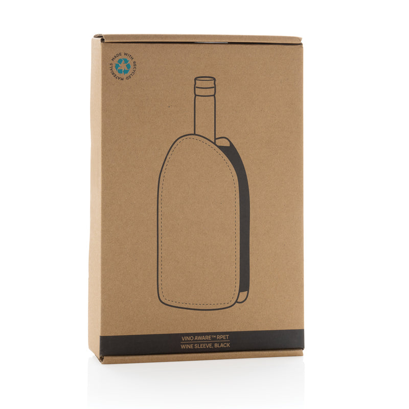 Load image into Gallery viewer, Vino AWARE™ RPET wine cooler sleeve - Custom Wood Designs