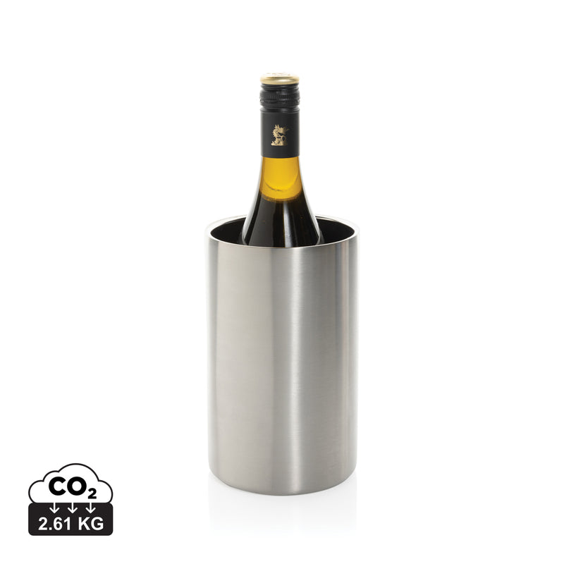 Load image into Gallery viewer, Vino RCS certified recycled stainless steel wine bucket - Custom Wood Designs