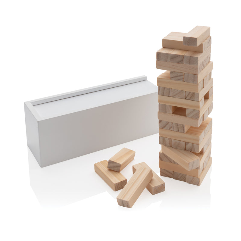 Load image into Gallery viewer, Deluxe tumbling tower wood block stacking game - Custom Wood Designs